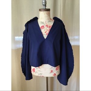 Toit Volant Long Sleeve Frilly Shirt
